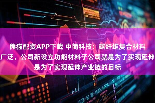 熊猫配资APP下载 中简科技：碳纤维复合材料应用场景较为广泛，公司新设立功能材料子公司就是为了实现延伸产业链的目标